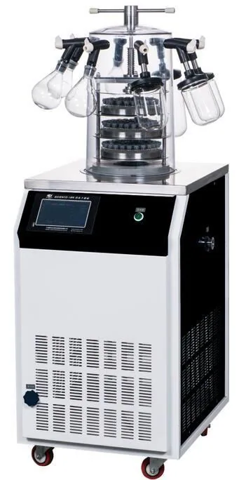 新芝多歧管压盖型实验室钟罩式冻干机SCIENTZ-18N/DSCIENTZ-18N/D多歧管压盖型